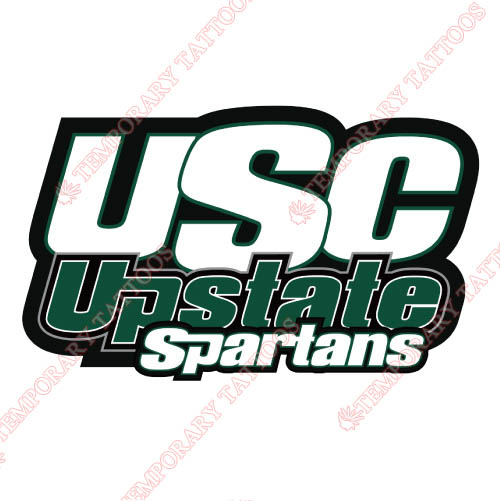 USC Upstate Spartans Customize Temporary Tattoos Stickers NO.6733